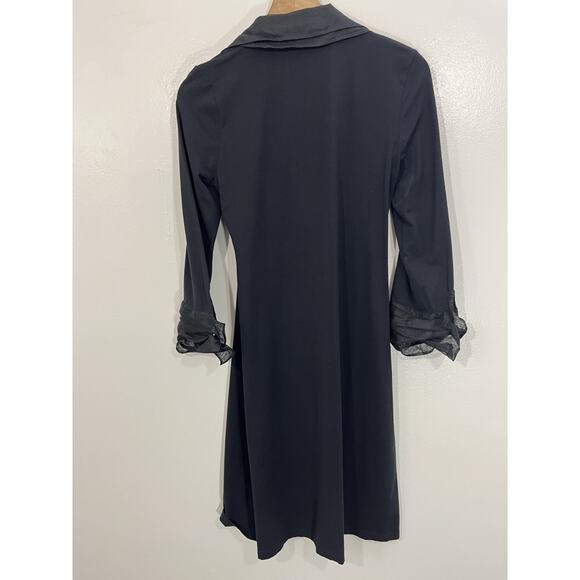 Anne Fontaine Laurence Dress 40 Academia Witchy Victorian Luxury Minimalist 90s - Picture 2 of 15
